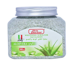 Skin Doctor Whitening Scrub For Face & Body Aloe Vera 500ml