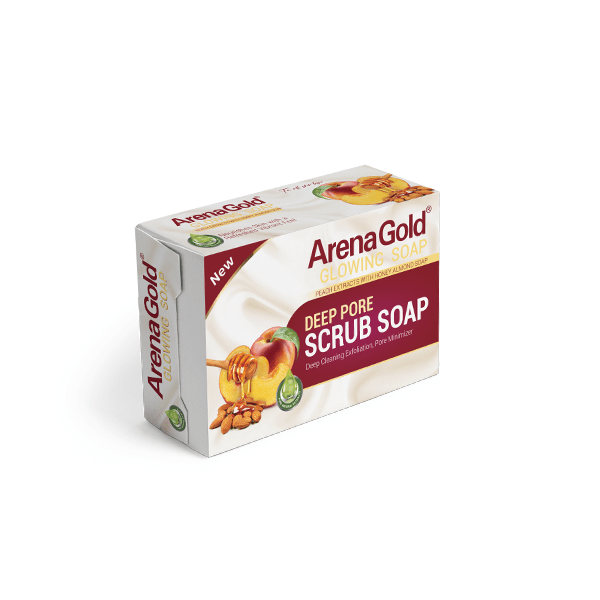 Arena Gold Glowing Soap Deep Pore Scrub Soap 