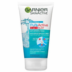 Garnier SkinActive Pure Active 3-in-1 Face Wash Scrub & Mask 150ml