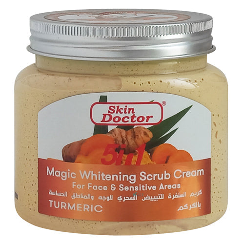 Skin Doctor 5IN1 Magic Whitening Scrub Cream Turmeric 330ml