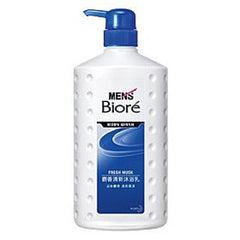 Biore Musk Fresh Body Wash Tea Tree Refreshing Antibacterial 750ml Men's Minnie