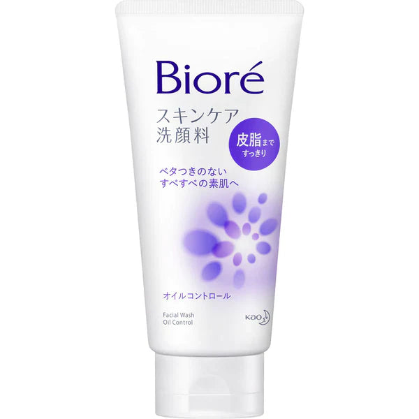 Biore Skin Caring Facial Foam Acne Care / Oil Control / Scrub In / Moisture 130g